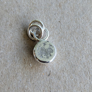 Sterling silver blob pendant - Number 4