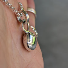 Load image into Gallery viewer, Sterling silver blob pendant - Number 4