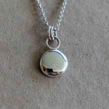 Load image into Gallery viewer, Sterling silver blob pendant - Number 5
