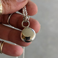 Load image into Gallery viewer, Sterling silver blob pendant - Number 5