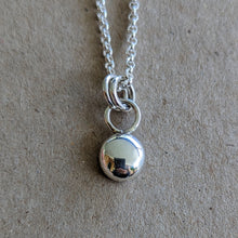 Load image into Gallery viewer, Sterling silver blob pendant - Number 6