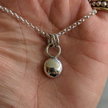 Load image into Gallery viewer, Sterling silver blob pendant - Number 6