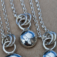 Load image into Gallery viewer, Sterling silver blob pendant - Number 3