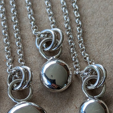 Load image into Gallery viewer, Sterling silver blob pendant - Number 3