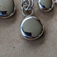 Load image into Gallery viewer, Sterling silver blob pendant - Number 5