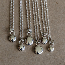 Load image into Gallery viewer, Sterling silver blob pendant - Number 3