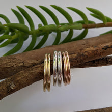 Load image into Gallery viewer, 9ct rose gold plain finish stacker