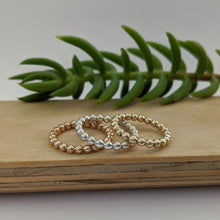 Load image into Gallery viewer, Sterling Silver beaded stacker