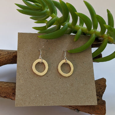 9ct yellow gold earrings