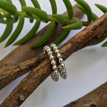 Load image into Gallery viewer, Sterling Silver beaded stacker