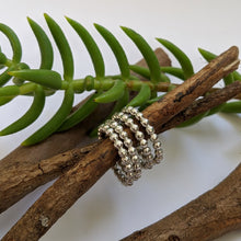 Load image into Gallery viewer, Sterling Silver beaded stacker