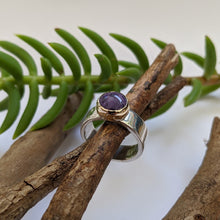 Load image into Gallery viewer, Charoite ring size Q