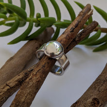 Load image into Gallery viewer, Sterling Silver blob ring size R