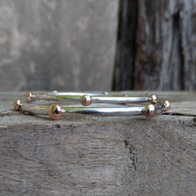 Load image into Gallery viewer, Rose gold blob bangle