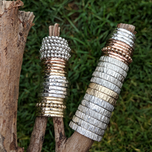 Load image into Gallery viewer, Sterling silver hammered stacker