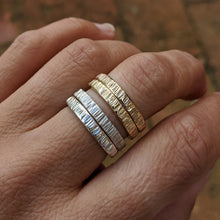 Load image into Gallery viewer, 9ct yellow gold stacking ring size P1/2